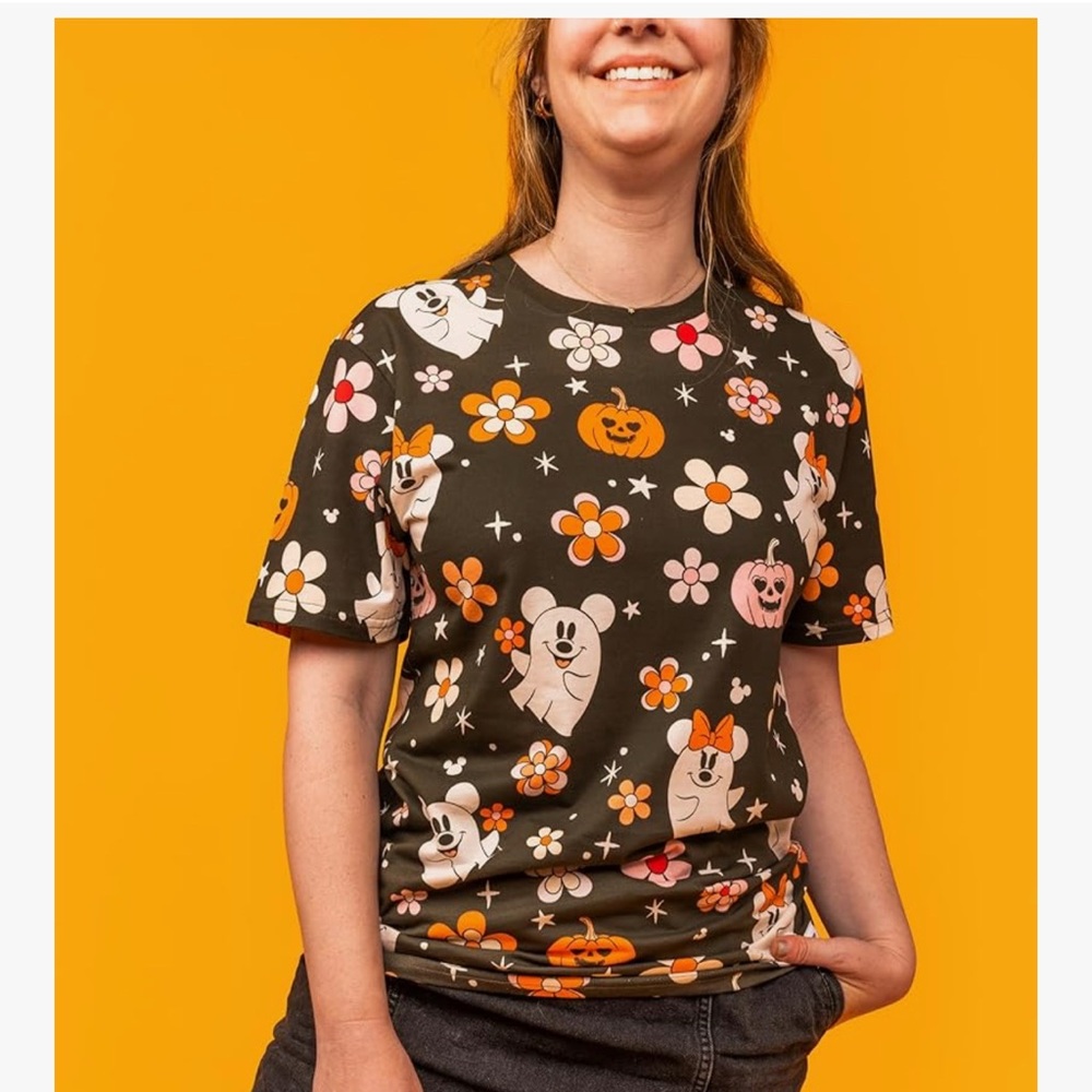 Loungefly Black and Orange Halloween Tee